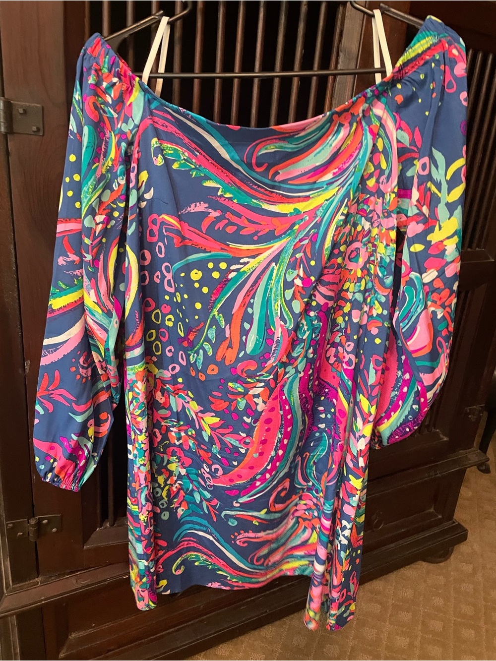 Lilly Pulitzer Multicolor Swirl Print (Navy, Pink, Turquoise, Yellow)